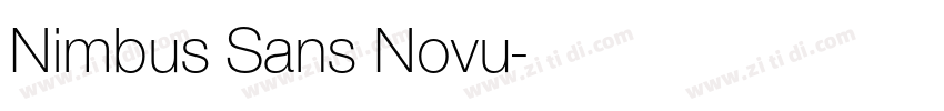 Nimbus Sans Novu字体转换 Nimbus Sans Novu字体转换